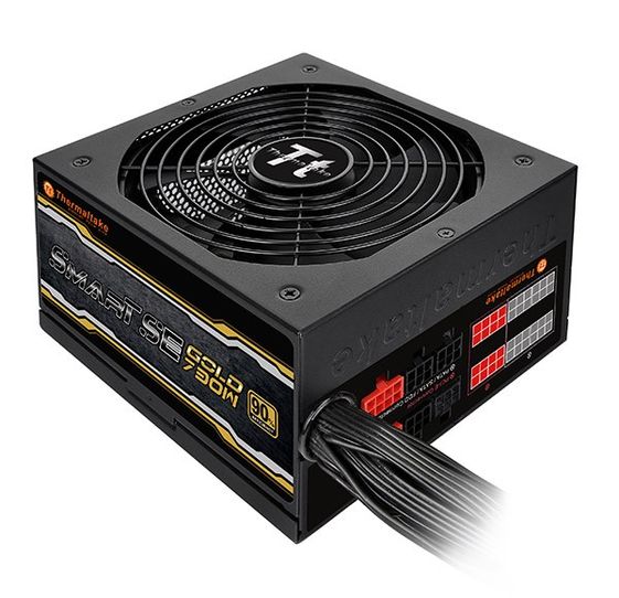 THERMALTAKE Smart SE 730W Modular (sprawność 80+ Gold dla 230V, 4xPEG, 140mm, Single Rail)  - PS-SPS-0730MPCGEU-1