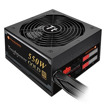 THERMALTAKE Toughpower 550W Modular (80+ Gold, 2xPEG, 140mm, Single Rail) - PS-TPD-0550MPCGEU-1