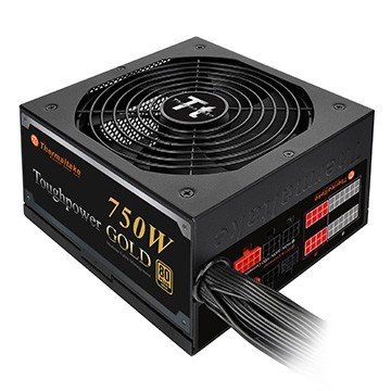 THERMALTAKE Toughpower 750W Modular (80+ Gold, 4xPEG, 140mm, Single Rail) - PS-TPD-0750MPCGEU-1