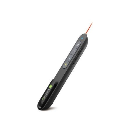 TECHLY Prezenter bezprzewodowy ze wskaznikiem laserowym czarny  - 103489