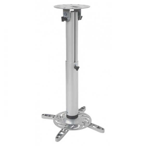 TECHLY Ramię sufitowe do projektora 50-77cm srebrne - 301580