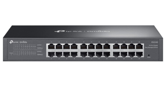 TP-LINK Przełącznik Omada 24-Port GB Easy Managed Switch                      PORT: 24× Gigabit RJ45 Ports                                 |                SP - ES224G