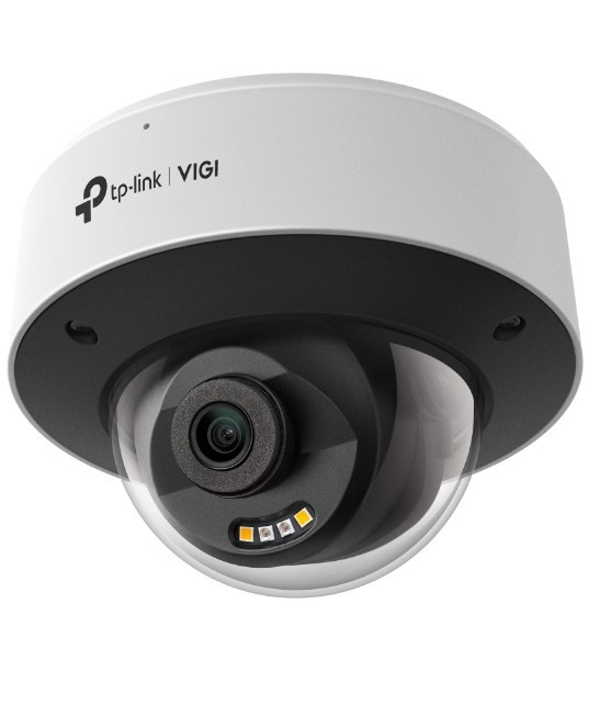 TP-LINK Kamera VIGI 4MP Full-Color Dome Network Camera                 SPEC: 4MP, 2.8mm Fixed Lens, 1/2.7 Progressive Scan CMOS, H.265+/H.265/H.264+ - InSight S245(4mm)