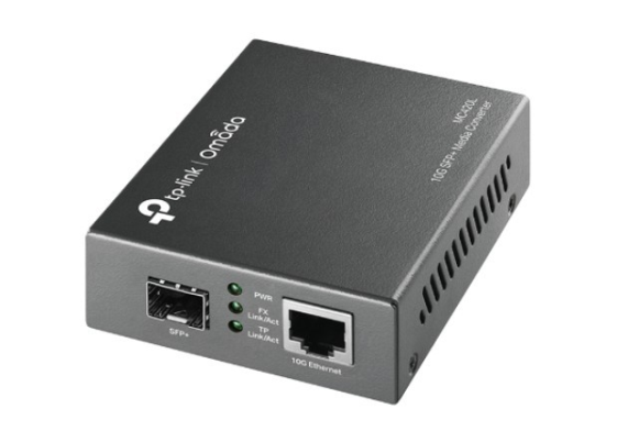 TP-LINK Media konwerter Omada 10G Multi Gigabit RJ45 to 10G SFP+ Slot Supporting MiniGBIC Modules - MC420L