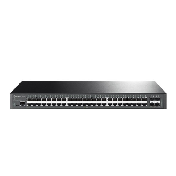 TP-LINK Przełącznik zarządzalny L2+ JetStream, 48 portów gigabitowych, 4 sloty SFP+ 10GE SG3452X - SG3452X