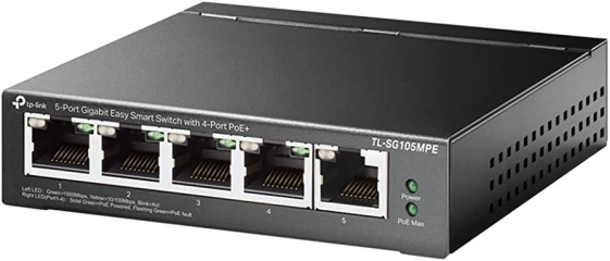 TP-LINK Przełącznik SG105MPE Smart 5xGE (4xPoE+) - TL-SG105MPE