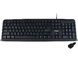 TRACER Klawiatura Maverick Black USB + PS2 Adapter - TRAKLA45489
