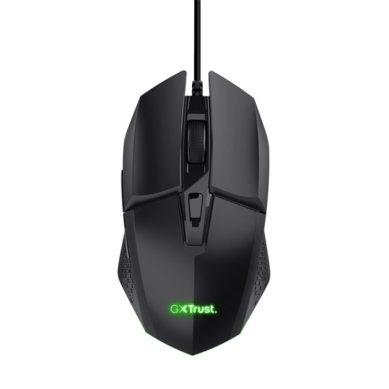 TRUST Mysz gamingowa GXT109P Felox czarna - 25036
