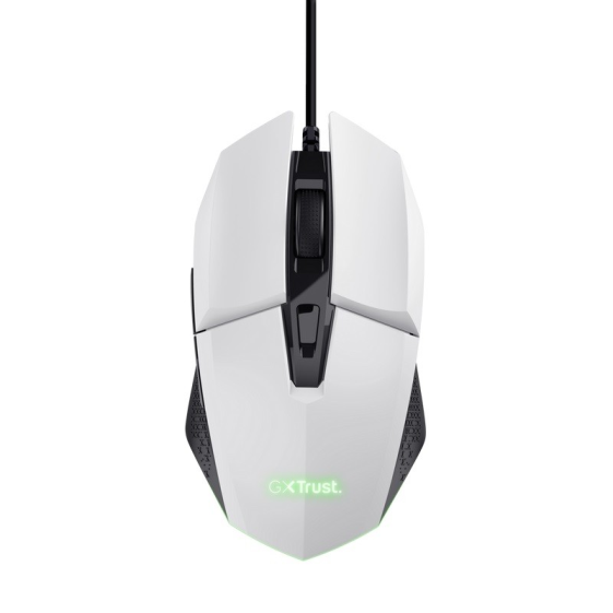 TRUST Mysz gamingowa GXT109P Felox biała - 25066