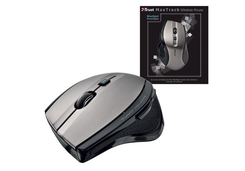 TRUST MaxTrack Wireless Mouse black/grey - 17176