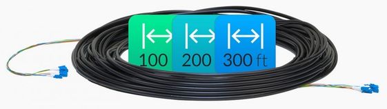 UBIQUITI Światłowód LC FiberCable 300feet length FC-SM-300 - FC-SM-300
