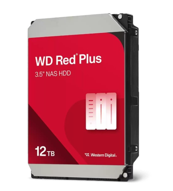 WD Dysk HDD Red Plus 12TB 3,5'' 512MB/7200RPM WD120EFGX  - WD120EFGX