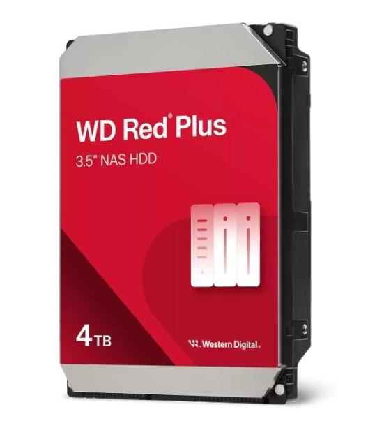 WD Dysk HDD Red Plus 4TB 3,5'' 128MB/5400RPM WD40EFZZ  - WD40EFZZ