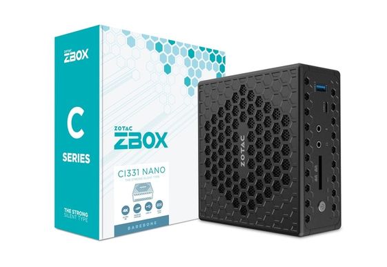 ZOTAC Mini PC ZBOX CI331 Nano Celeron N5100 2DDR4/SODIMM HDMI  - ZBOX-CI331NANO-BE