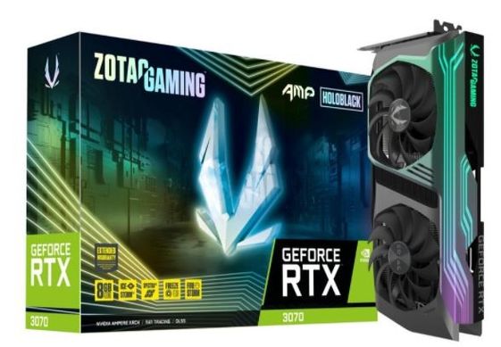 ZOTAC Karta graficzna GeForce RTX 3070 AMP Holo 8GB GDDR6 256bit 3DP/HDMI  - ZT-A30700F-10P