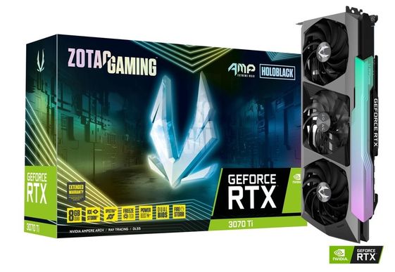 ZOTAC Karta graficzna RTX 3070 Ti AMP Extreme Holo 8GB GDDR6X 256bit 3DP/HDMI - ZT-A30710B-10P
