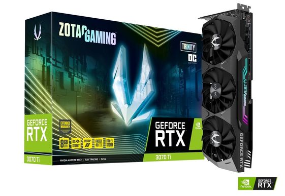 ZOTAC Karta graficzna RTX 3070 Ti Trinity OC 8 GB GDDR6X 256bit LHR 3DP/HDMI - ZT-A30710J-10P
