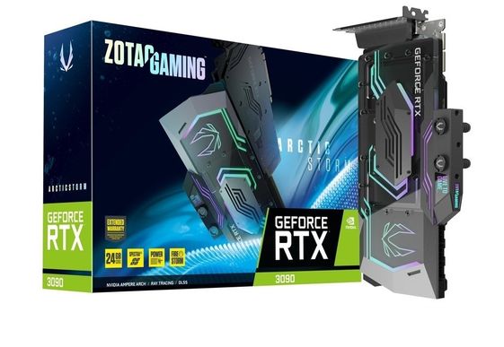 ZOTAC Karta graficzna GeForce RTX 3090 ArcticStorm 24GB GDDR6X 384bit 3DP/HDMI - ZT-A30900Q-30P