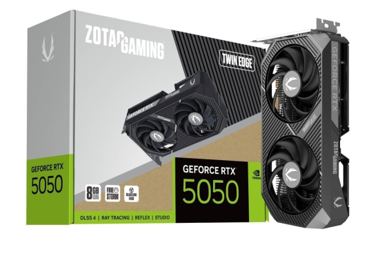 ZOTAC Karta graficzna GeForce RTX 5050 TWIN EDGE 8GB GDDR6 128bit 3DP/HDMI - ZT-B50500E-10M