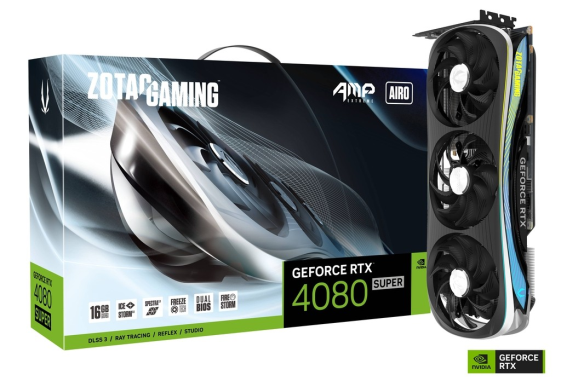 ZOTAC Karta graficzna RTX 4080 SUPER AMP EXTR EME AIRO 16G GDDDR6 256bit  - ZT-D40820B-10P