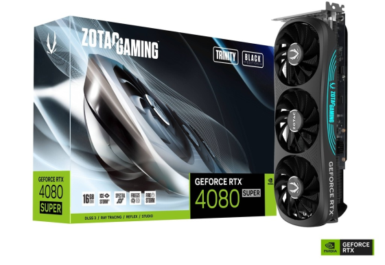 ZOTAC Karta graficzna RTX 4080 SUPER TRINITY BLACKED 16G GDDR6X 256b  - ZT-D40820D-10P