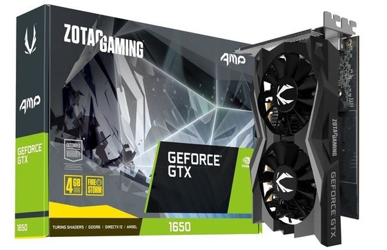 ZOTAC Karta graficzna GeForce GTX 1650 GAMING AMP GDDR6 128bit HDMI/DP/DVI - ZT-T16520D-10L