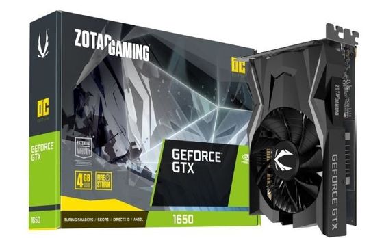 ZOTAC Karta graficzna GTX 1650 OC 4GB GDDR6 128bit HDMI/DP/DVI  - ZT-T16520F-10L