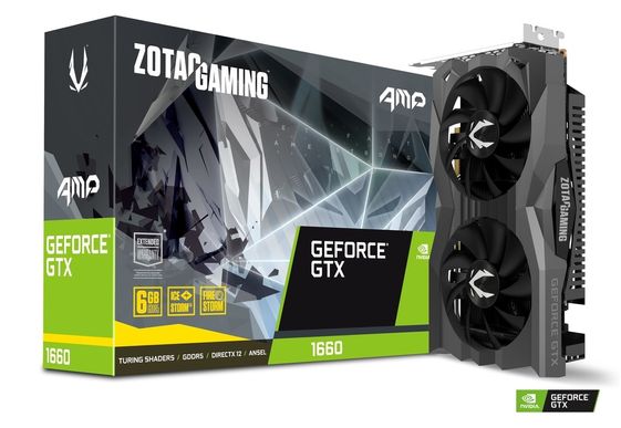 ZOTAC Karta graficzna GeForce GAMING GTX 1660 AMP 6GB GDDR5 192BIT HDMI/3DP - ZT-T16600D-10M