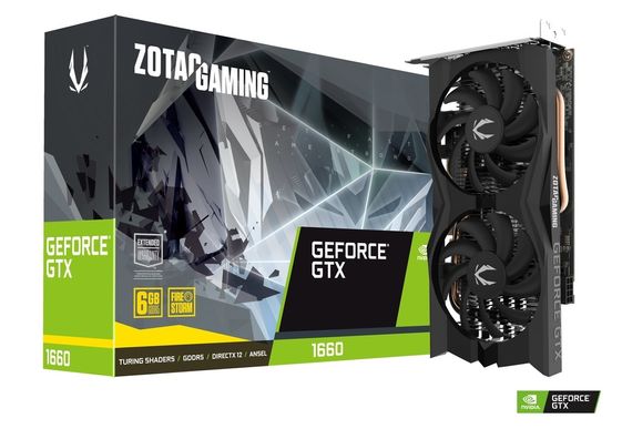 ZOTAC Karta graficzna GeForce GAMING GTX 1660 6GB GDDR5 192BIT HDMI/3DP - ZT-T16600K-10M