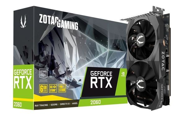 ZOTAC Karta graficzna GAMING GeForce RTX 2060 192bit GDDR6 3DP/HDMI - ZT-T20600K-10M