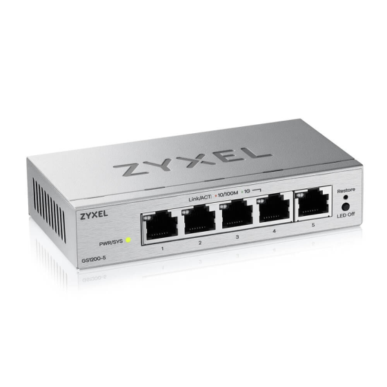 ZYXEL Przełącznik GS1200-5V3-EU0101F  - GS1200-5V3-EU0101F