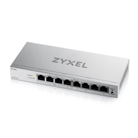 ZYXEL Przełącznik POE 8xGE GS1200-8HPV3-EU0101F  - GS1200-8HPV3-EU0101F