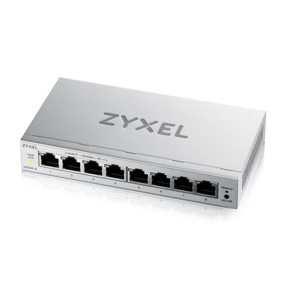 ZYXEL Przełącznik 8XGE GS1200-8V3-EU0101F  - GS1200-8V3-EU0101F