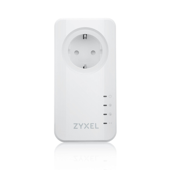 ZYXEL Twin Pack PowerLine 2400Mbps Ethernet 1000Mbps PLA6457  - PLA6457-EU0201F