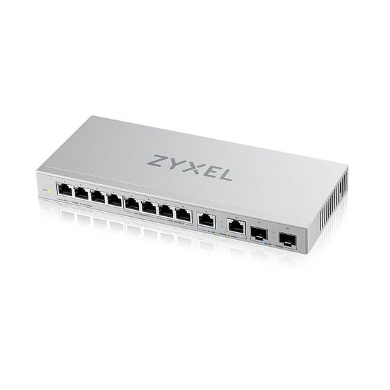 ZYXEL Przełącznik niezarządzalny XGS1010-12-ZZ0101F 8-Port GbE 1G + 2-Port 2.5G + 2-Port SFP+ - XGS1010-12-ZZ0101F