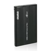 4WORLD Obudowa USB na dysk HDD 2.5" IDE (ATA) aluminiowa, czarna - 05287 - Zdjęcie 3