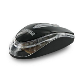 4WORLD Mysz optyczna BASIC1 USB 1200dpi czarna - 06708 - Zdjęcie 3
