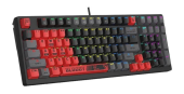 A4TECH Klawiatura mechaniczna Bloody S98 USB Sports Red (BLMS Red Switches) - A4TKLA47261 - Zdjęcie 3