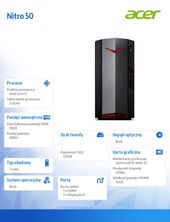 ACER Desktop Nitro N50-640 i512400/16/RTX3060Ti/512  - DG.E2VEP.008 - Zdjęcie 7