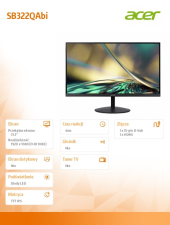 ACER Monitor 32 cale SB322QAbi  - UM.JS2EE.A17 - Zdjęcie 7