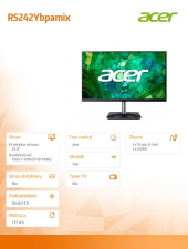 ACER Monitor 23.8 cala RS242Ybpamix - UM.QR2EE.013 - Zdjęcie 8