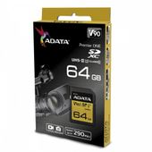 ADATA SD Premier ONE 64GB UHS 2/U3/CL10 290/260MB/s - ASDX64GUII3CL10-C - Zdjęcie 3
