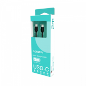 ADATA Kabel USB-C do USB-C 2.0/100W 200cm czarny - CACC-200PN-BK - Zdjęcie 4