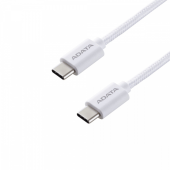 ADATA Kabel USB-C do USB-C 2.0/100W 200cm biały - CACC-200PN-WH - Zdjęcie 3