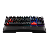 ADATA Klawiatura SUMMONER SILVER CHERRY-MX RGB LED - SUMMONER4C-BKCWW - Zdjęcie 2