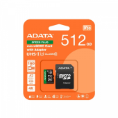 ADATA Karta microSD Speed Plus 512GB UHS1 U3 V30 A2 180/160 MB/s - UD512GUI3V30A2SP-RA1 - Zdjęcie 3