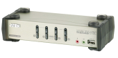 ATEN *4-Port PS/2-USB VGA/Aud KVMP Switch W/OSD  - CS1734B-AT-G - Zdjęcie 1