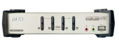 ATEN *4-Port PS/2-USB VGA/Aud KVMP Switch W/OSD  - CS1734B-AT-G - Zdjęcie 2