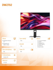 AG NEOVO Monitor 27 cali DW2702 USB-C WQHD  - DW-2702 - Zdjęcie 9