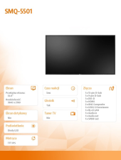 AG NEOVO Monitor wielkoformatowy SMQ-5501 350cd/m2 12000:1 24/7 4K  - SMQ-5501 - Zdjęcie 8